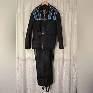 Vintage 1970s Snowmobile Suit Ski Snowsuit Set Montreal Sportswear Canada XL